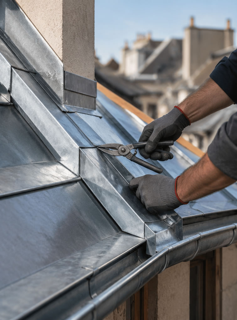 Travaux de zinguerie